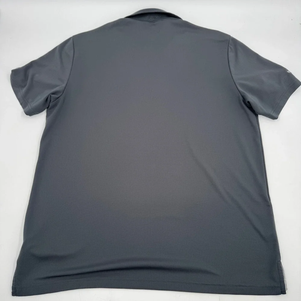 Adidas Golf Polo Shirt XL Mens Gray PGA West 41st Wild Turkey Open ClimaChill‎